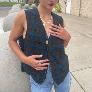 Vintage Pendleton 100% virgin wool vest